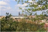 Zahrada Nebozízek - výhled na Pražský hrad