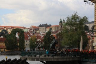 Novotného lávka - Socha Bedřicha Smetany