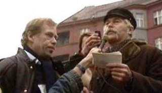 Demonstrace na Škroupově náměstí v roce 1988